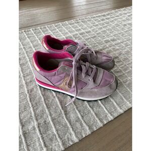 Saucony Jazz Kids Sneakers Purple Rose Gold SK165134 Size 13M Classic Low Top